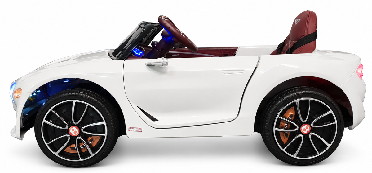 Voiture électrique enfant 12V Bentley EXP blanc avec télécommande parentale