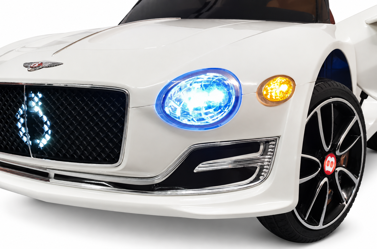 Voiture électrique enfant 12V Bentley EXP blanc avec télécommande parentale