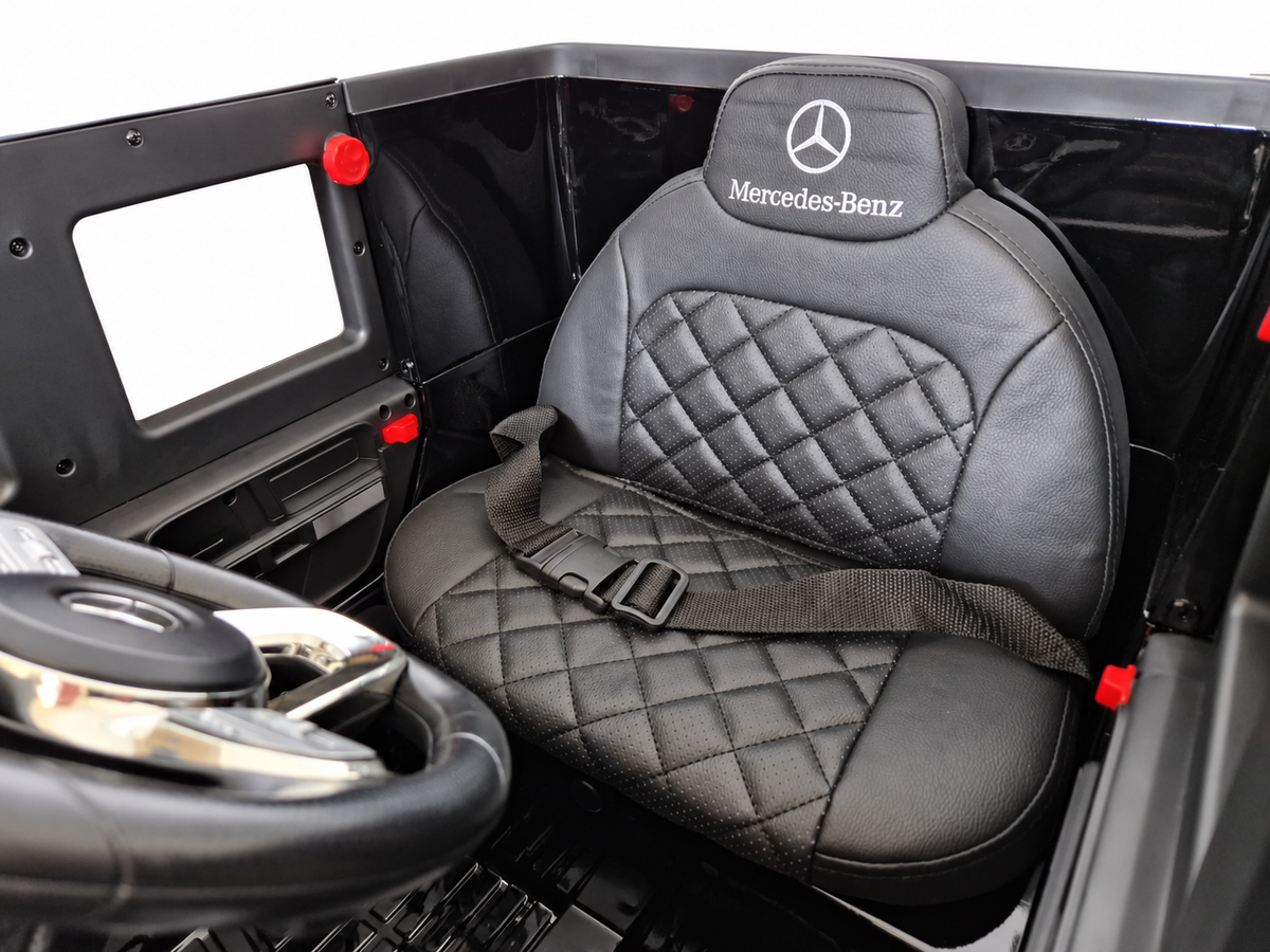 Voiture électrique enfant 12V Mercedes G500 noir métallisé avec télécommande parentale