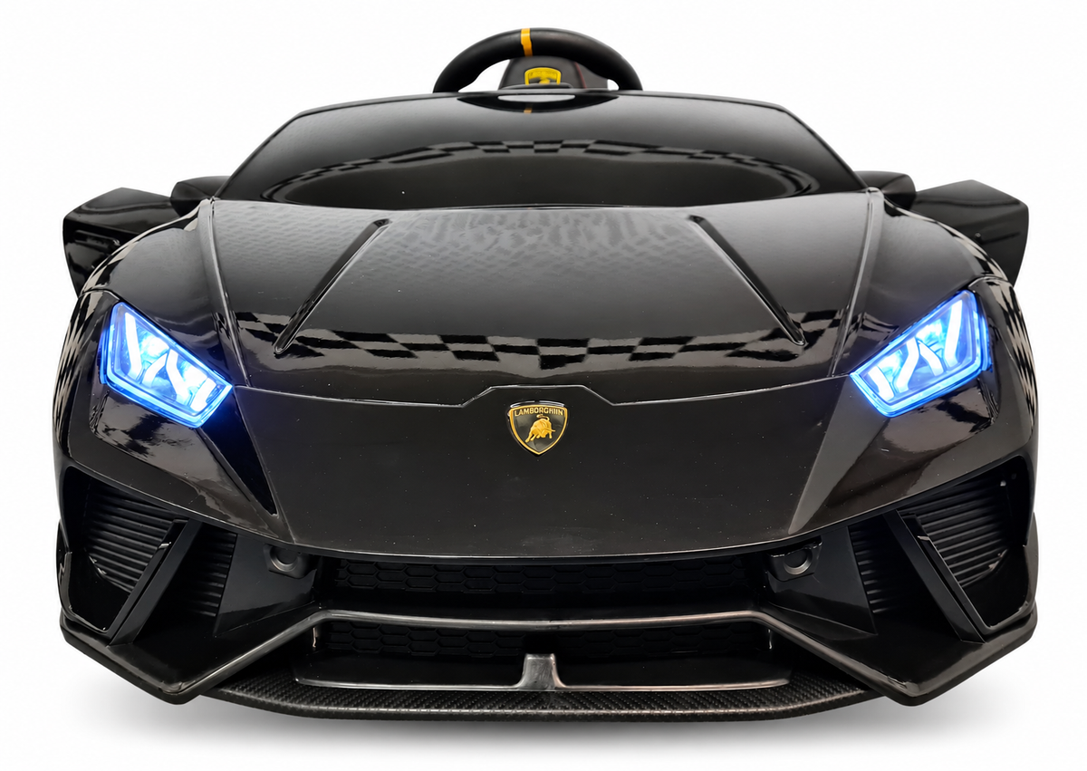 Voiture électrique enfant 12V Lamborghini Huracan noir métallisé avec télécommande parentale
