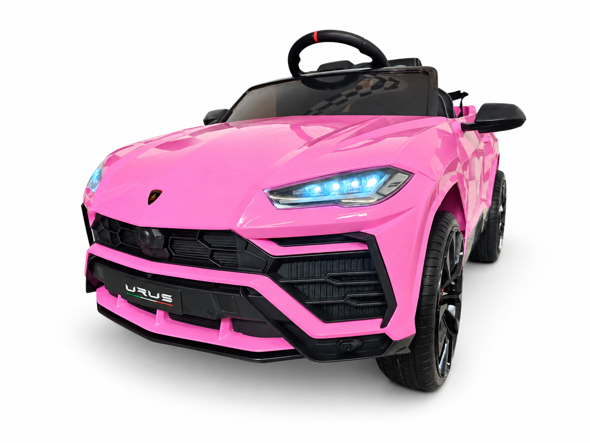 Voiture électrique enfant 12V Lamborghini Urus rose avec télécommande parentale