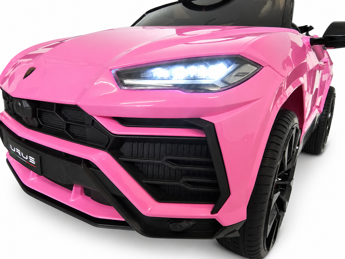 Voiture électrique enfant 12V Lamborghini Urus rose avec télécommande parentale
