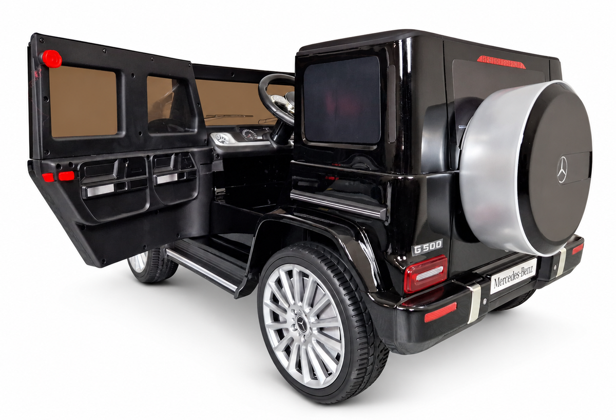 Voiture électrique enfant 12V Mercedes G500 noir métallisé avec télécommande parentale