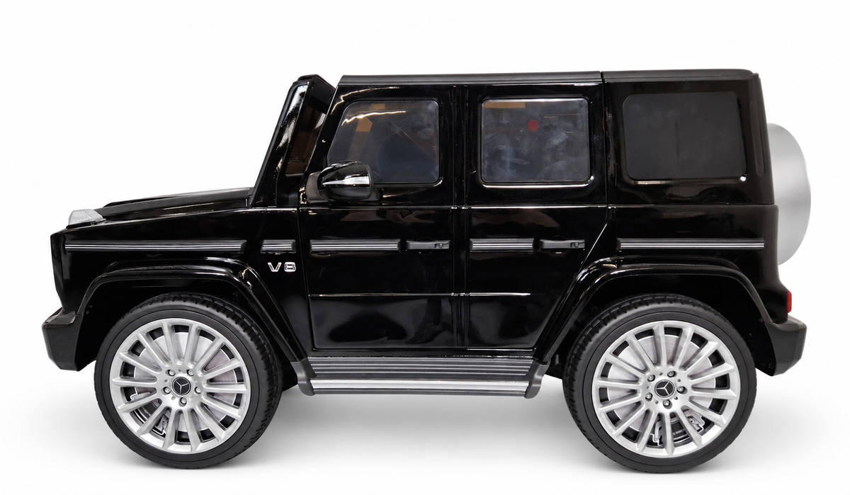 Voiture électrique enfant 12V Mercedes G500 noir métallisé avec télécommande parentale