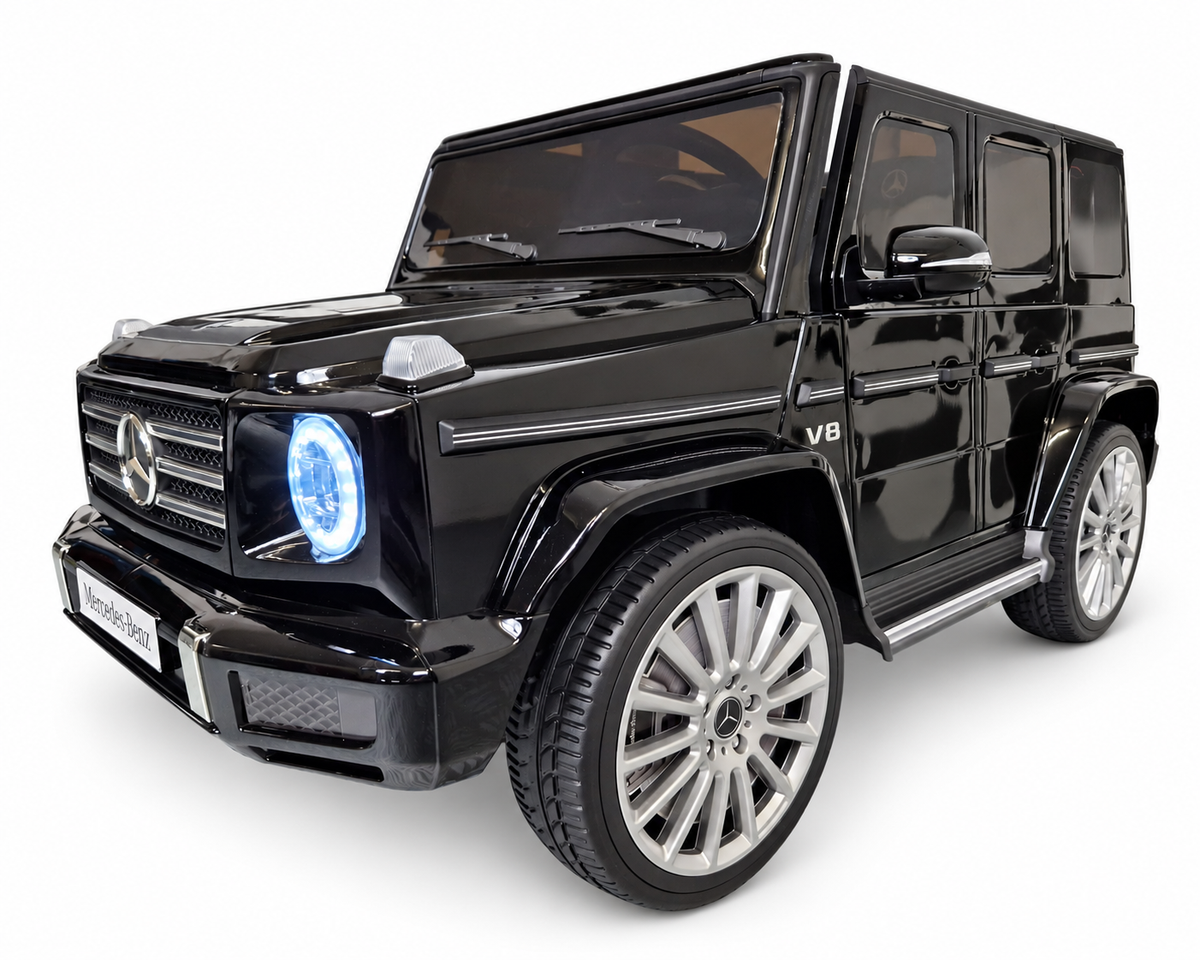 Voiture électrique enfant 12V Mercedes G500 noir métallisé avec télécommande parentale