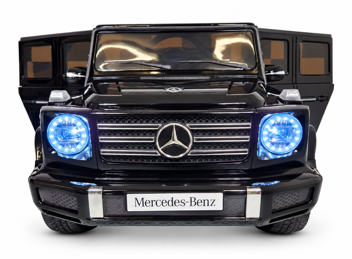 Voiture électrique enfant 12V Mercedes G500 noir métallisé avec télécommande parentale