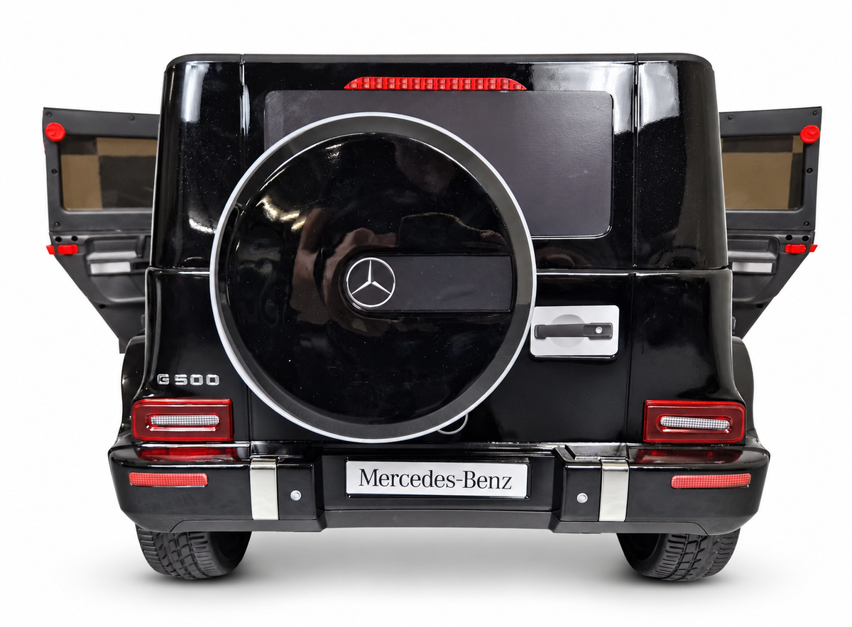 Voiture électrique enfant 12V Mercedes G500 noir métallisé avec télécommande parentale