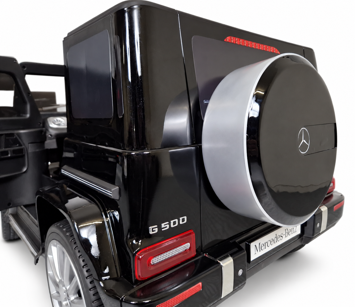 Voiture électrique enfant 12V Mercedes G500 noir métallisé avec télécommande parentale
