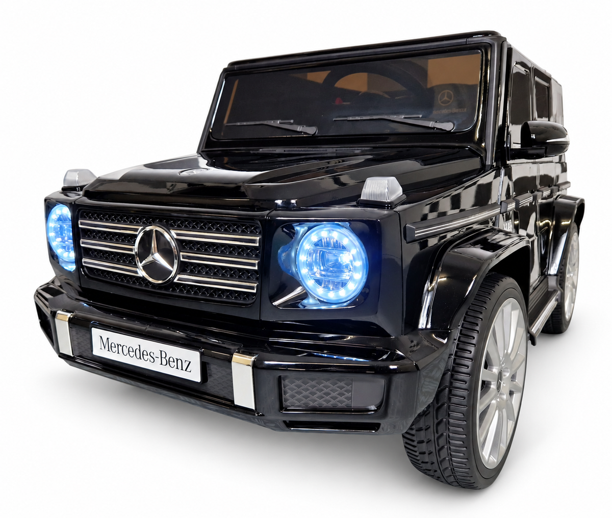 Voiture électrique enfant 12V Mercedes G500 noir métallisé avec télécommande parentale