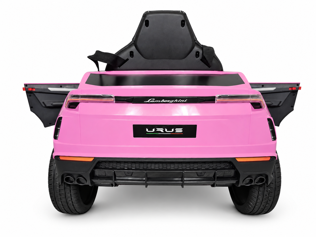 Voiture électrique enfant 12V Lamborghini Urus rose avec télécommande parentale