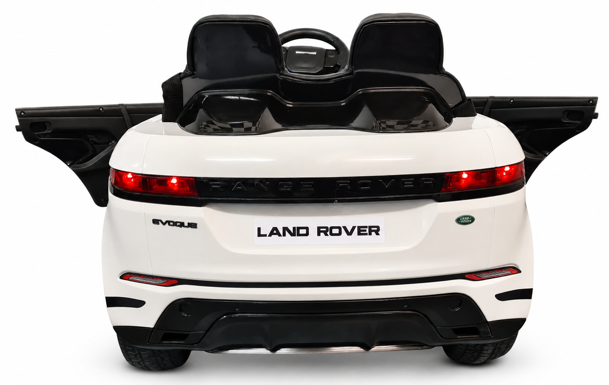 Voiture électrique enfant 12V Range Rover Evoque blanc avec télécommande parentale