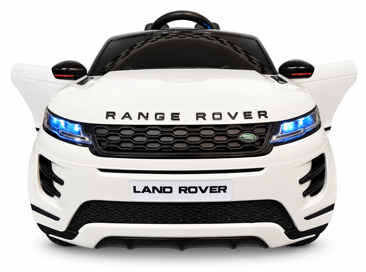Voiture électrique enfant 12V Range Rover Evoque blanc avec télécommande parentale