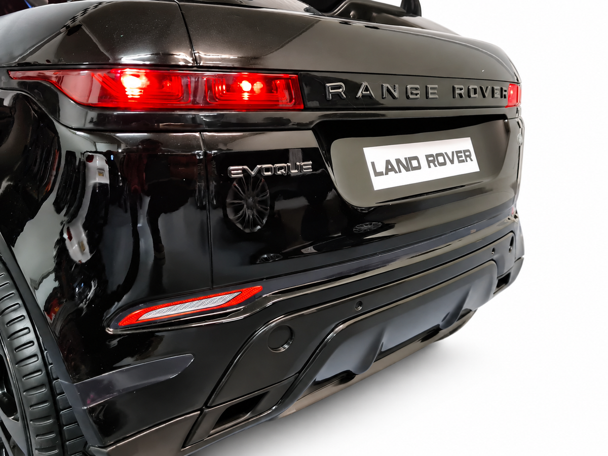 Voiture électrique enfant 12V Range Rover Evoque 4x4 noir avec télécommande parentale