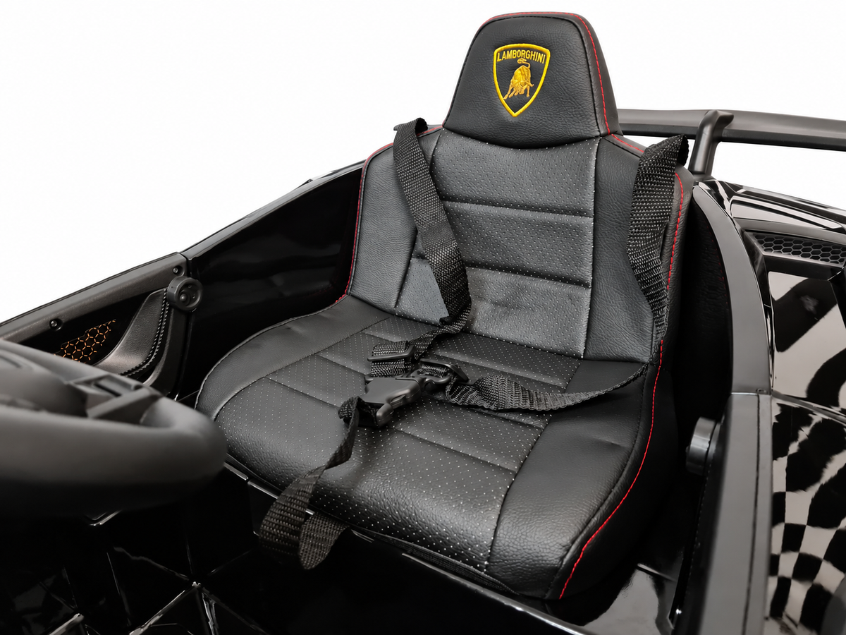 Voiture électrique enfant 12V Lamborghini Huracan noir métallisé avec télécommande parentale