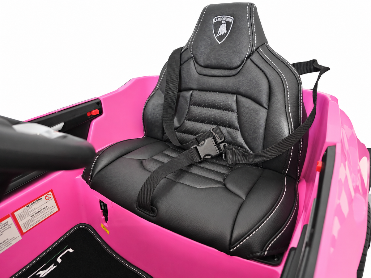 Voiture électrique enfant 12V Lamborghini Urus rose avec télécommande parentale